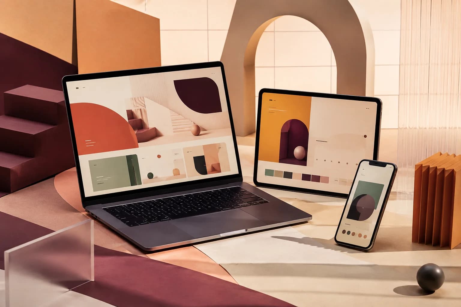 Responsive website and mobile product design